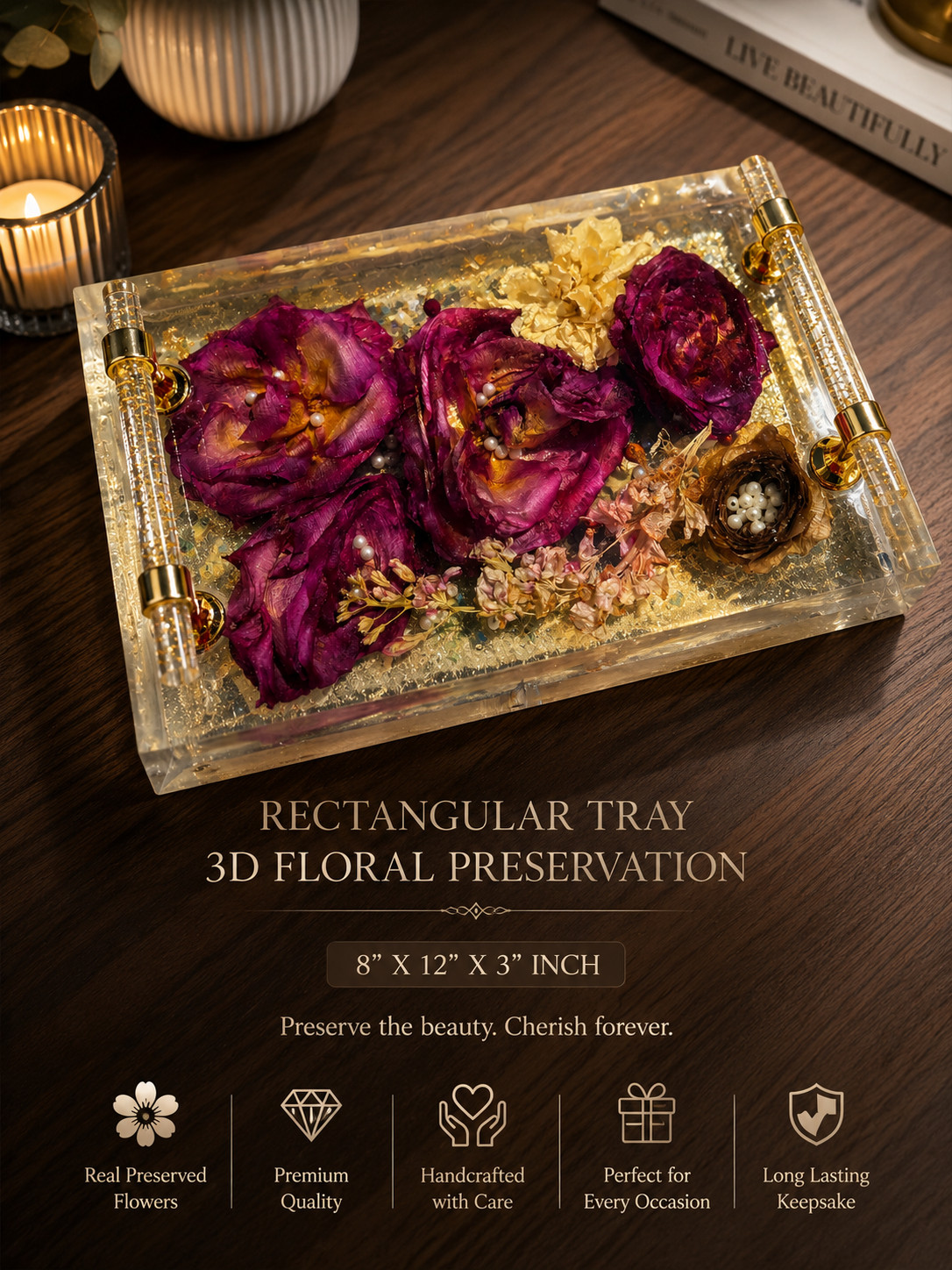 Memory Rectangle tray